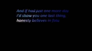 Taproot - Birthday (Lyrics)