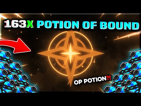 USING 163 POTION OF BOUNDS AT THE SAME TIME! | Sol's RNG