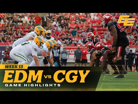 GAME HIGHLIGHTS: Week 13 - Edmonton Elks vs Calgary Stampeders | Labour Day Classic | 09.01.25