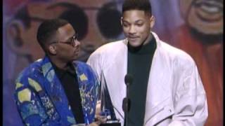 Jazzy Jeff and Will Smith Win Favorite Rap Album Award - AMA 1992