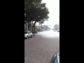 Rain on one side of the street