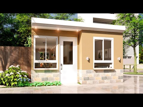 Casa 5x10 metros con 2 habitaciones (Versión completa)