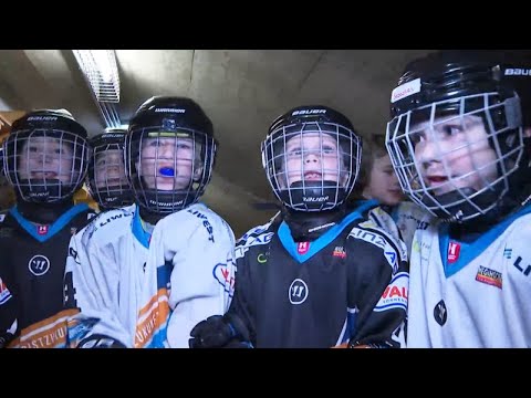 Eishockey-Kids: Mini Black Wings beim Training