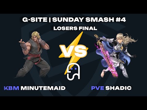 G-SITE | SUNDAY SMASH #4 - KBM | MinuteMaid (Ken) VS PvE | SHADIC (Corrin) - Losers Final