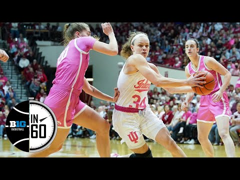 Iowa at Indiana | Feb. 10, 2023 | B1G Basketball in 60