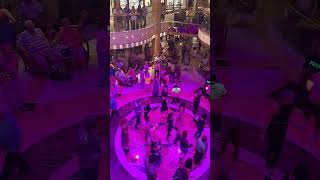Back to the 80's Party in The Piazza aboard Discovery Princess. #cruiseship #cruise #princess