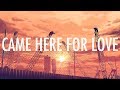 Sigala, Ella Eyre – Came Here For Love (Lyrics / Lyric Video)