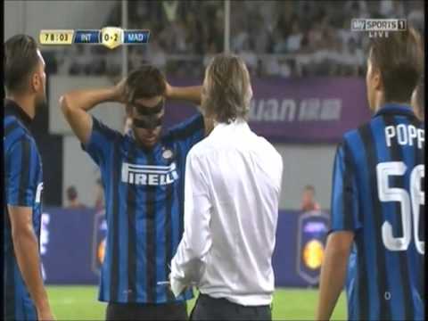 Mancini on the Touchline 27 7 15 Inter v Real Madrid Friendly   Shenzen