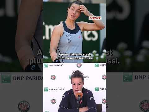 🎾 La déception de Lois Boisson après son élimination #shorts #tennis