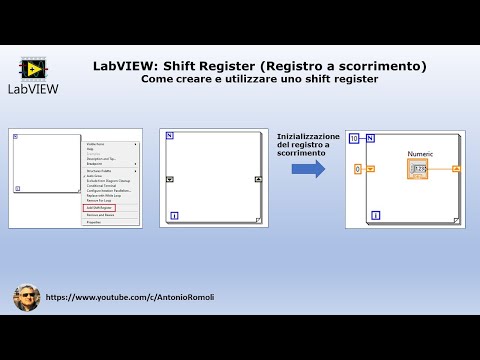 LabVIEW :  come creare e utilizzare un registro a scorrimento (Shift Register)