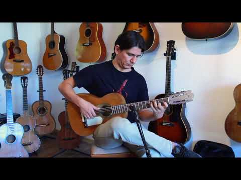 Jose Ortega ~1885 Antonio de Torres style Spanish guitar  - rare historical guitar + check video! image 18