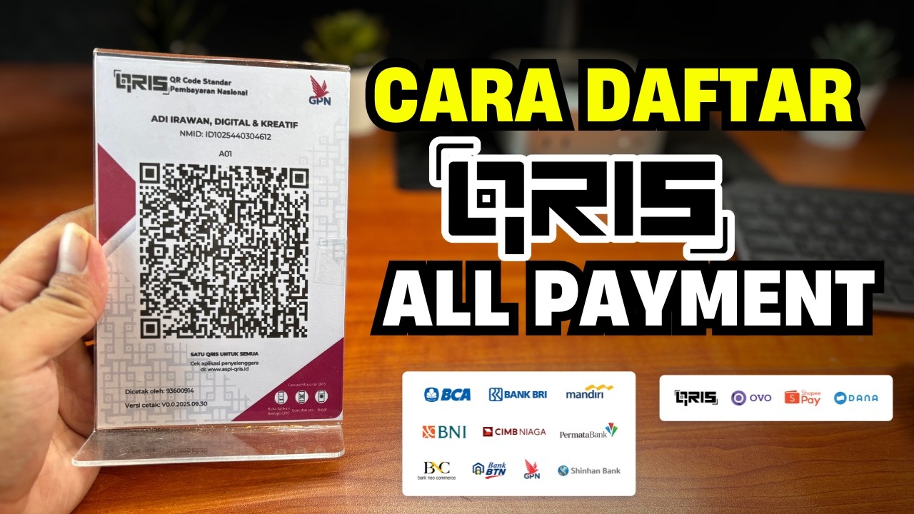 Cara Daftar QRIS Untuk Semua Pembayaran (Gratis) - Tanpa Biaya Admin