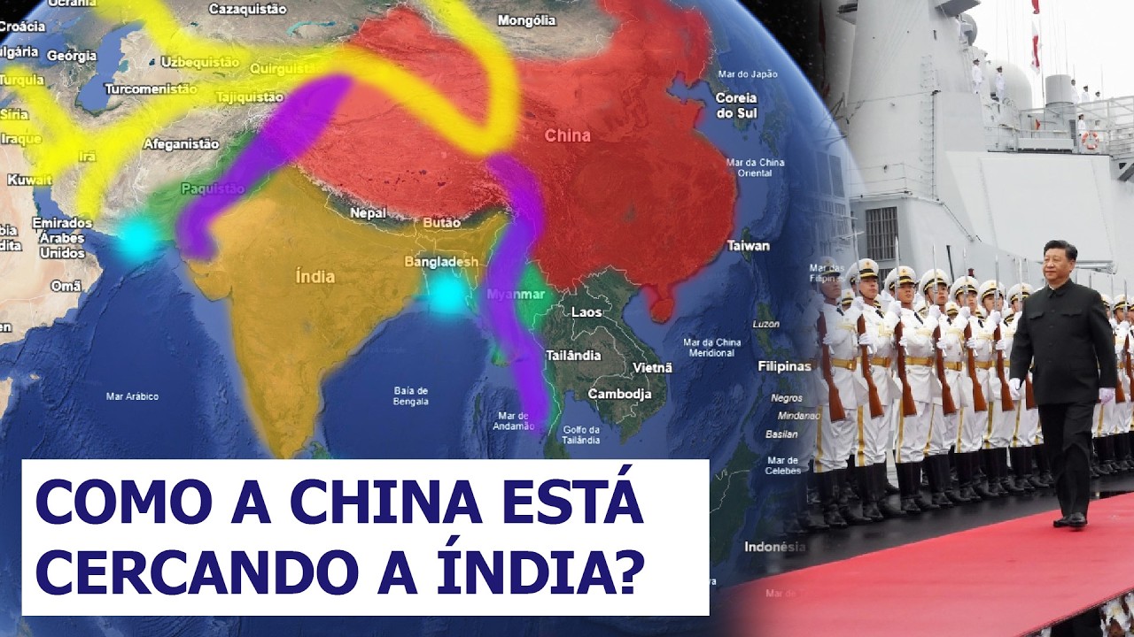 Como a China está conseguindo cercar a Índia