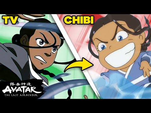 Original vs. Chibi Avatar Scenes 😍 | Avatar: The Last Airbender