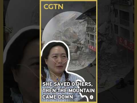 Chongqing community worker recalls surviving deadly mountain collapse while evacuating residents