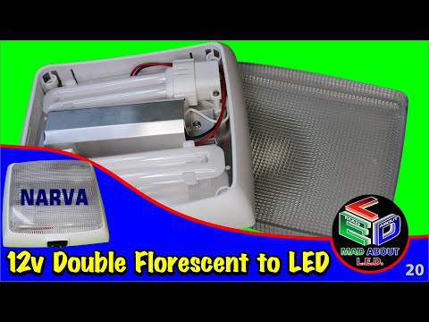 12v Narva 87360 Double Fluorescent Conversion with a Double Cluster Fitting & G4 Multi-Volt LEDs
