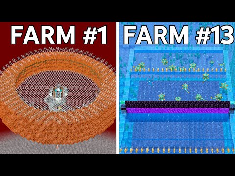 EU FIZ TODAS AS FARMS AUTOMÁTICAS NO MINECRAFT