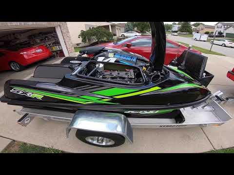 NEW KAWASAKI SX-R 1500 TRAILER SET UP and RIDE