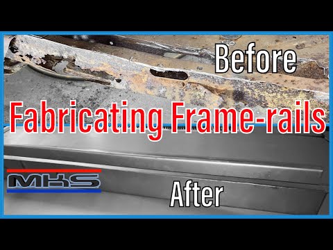 Ep.35 -70 Challenger - Fabricating the NEW Pass Side rear frame rail = Rust to Revival