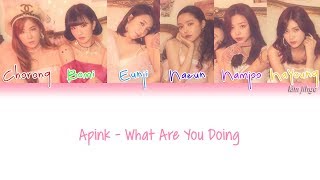 Apink (에이핑크) – What Are You Doing? (느낌적인 느낌) Lyrics (Han|Rom|Eng|COLOR CODED)
