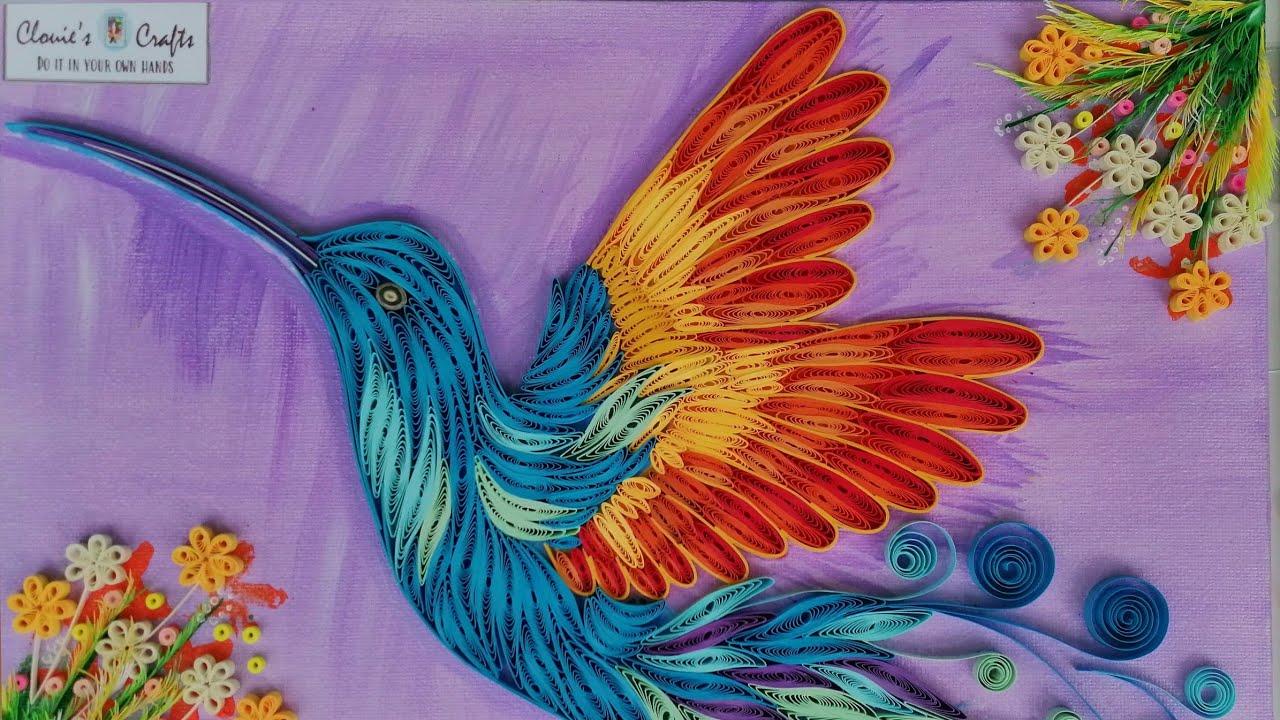 Quilling Humming Bird | Clouie May