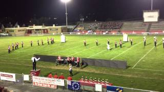 preview picture of video 'SVHS Marching Band Performance at Easton HS Competition 2013-10-02'