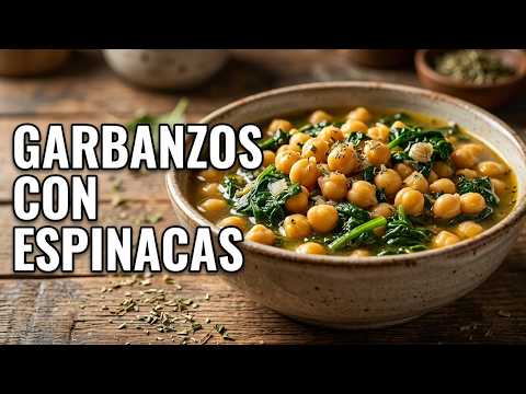**Potaje de Garbanzos con Espinacas RÁPIDO y Delicioso | ¡Secreto que Todos Aman Hoy!**