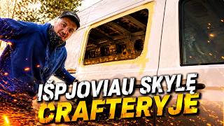 Pirmas pjūvis baisiausias - VW Crafter Motovan #2