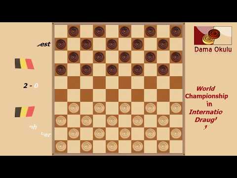 Joseph Demesmaecker - Oscar Verpoest. World Championship in International Draughts- 1948.