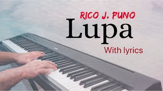 LUPA (R. Puno) | LUCAS GARCIA Inspired: Piano Cover by Aldrich Andaya w/ lyrics | themusicianboy