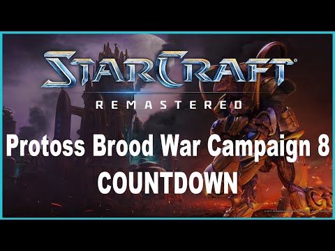Let's Play StarCraft Brood War Remastered - Protoss Campaign Mission 8: Countdown