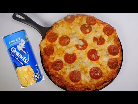 Easy Pizza Made with Pillsbury Biscuits | How to Make Biscuit Pizza