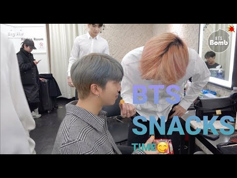 BTS SNACKS EATING TIME (DONUT)😋