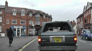 preview picture of video 'Driving Along London Road & Sidbury, Worcester, Worcestershire, England 5th April 2012'