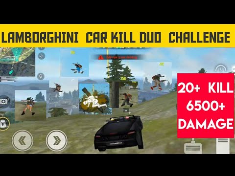 LAMBORGHINI Car kill duo challenge 20+ kill 6600+ damage . Classic duo bermuda.