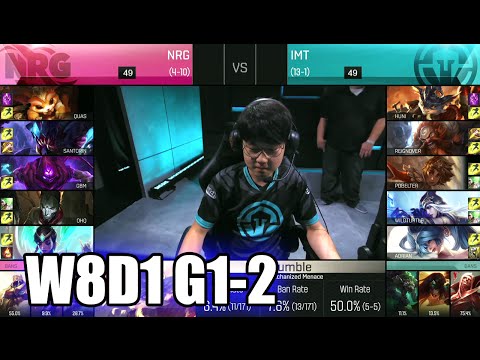 Immortals vs NRG eSports | Game 2 S6 NA LCS Summer 2016 Week 8 Day 1 | IMT vs NRG G2 W8D1 1080p