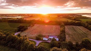 Pr do Sol no Campo | Vista Area