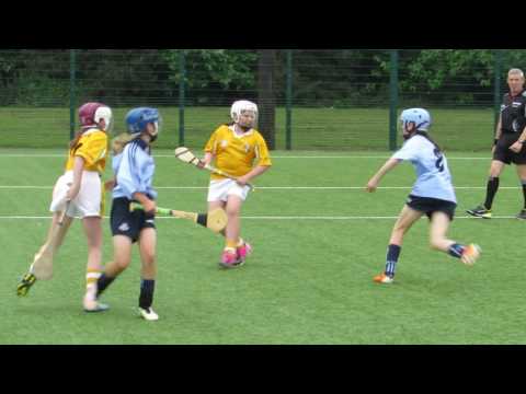 Roisin and Sophie great handpassing in Dublin v Antrim