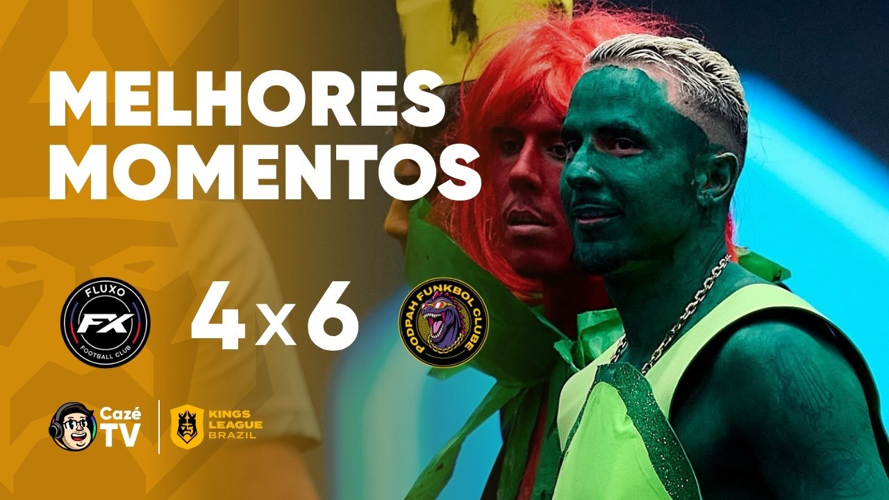 MELHORES MOMENTOS: FLUXO 4 X 6 PODPAH FUNKBOL | KINGS LEAGUE BRAZIL 2026 | 6ª RODADA