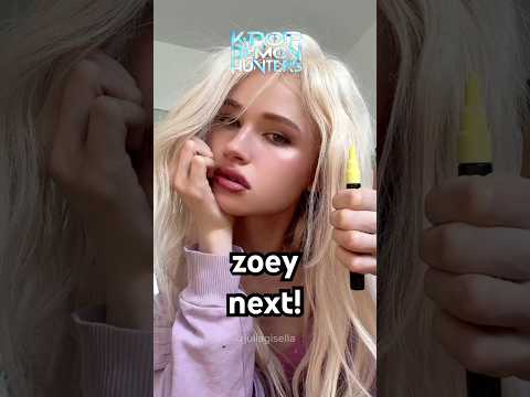 I Can't believe i drew KPOP Demon Hunters ✨ZOEY✨ in Realism and I can’t stop staring at HER😳😭🙏