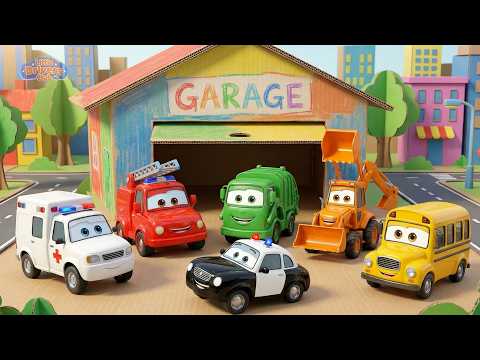 Vehicle Heroes Rescue Team 🚓🚒 | Car Songs & Nursery Rhymes for Kids