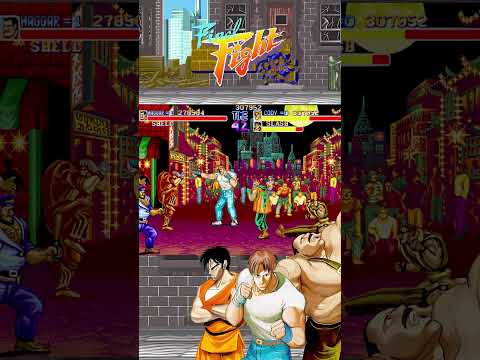 Final Fight - Round 3-Boss - West Side  [1989/Arcade] 4K 60FPS #shorts