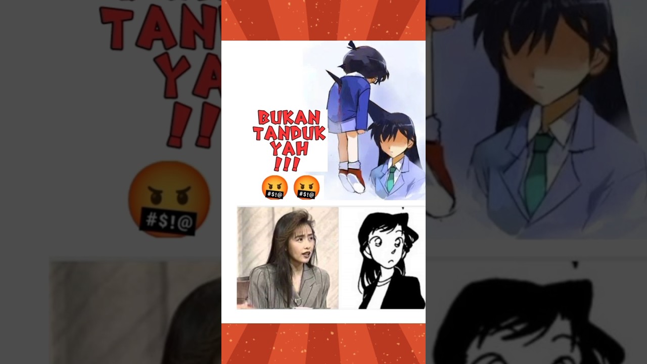 Rambut atau Tanduk ? 🤔 #manga #anime #detectiveconan
