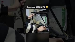 Bro made CS2 RECOIL IRL