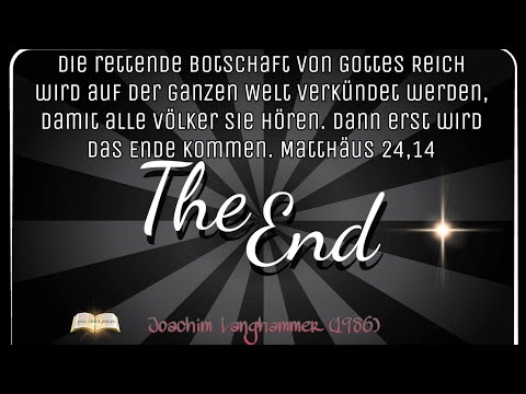 Die Zeichen der Zeit. Ankündigung der Wiederkunft Jesu - Joachim Langhammer (1986!) Endzeitlehre