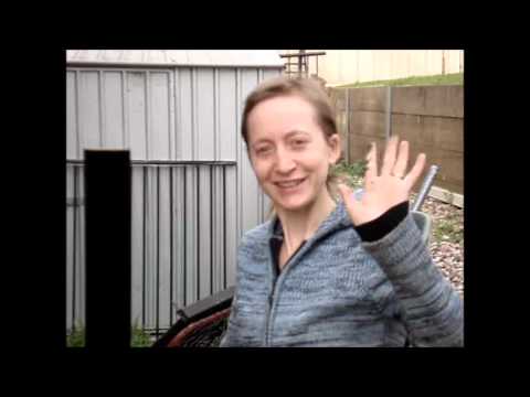 Zena Sharina Lucy in the back yard