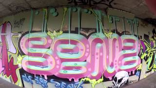 preview picture of video 'Graffiti Wall of Fame Wettingen Neuenhof 28.02.2014'