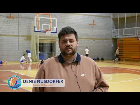 Denis Nusdorfer pred tekmo Portorož - Slovan