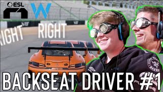 RACING WHILE BLINDFOLDED 😬 | BACKSEAT DRIVER #1 | w/ Dáire Mccormack & Kuba Brzezinski