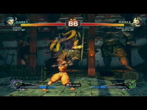 Super Street Fighter 4 Tiaflatte (Rose) vs IYO (Ibuki)